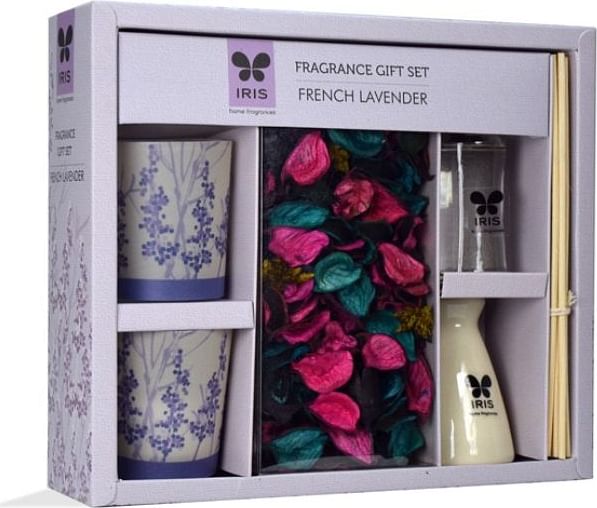 Gift Set Assorted In Decorative Box in French Lavender Colour