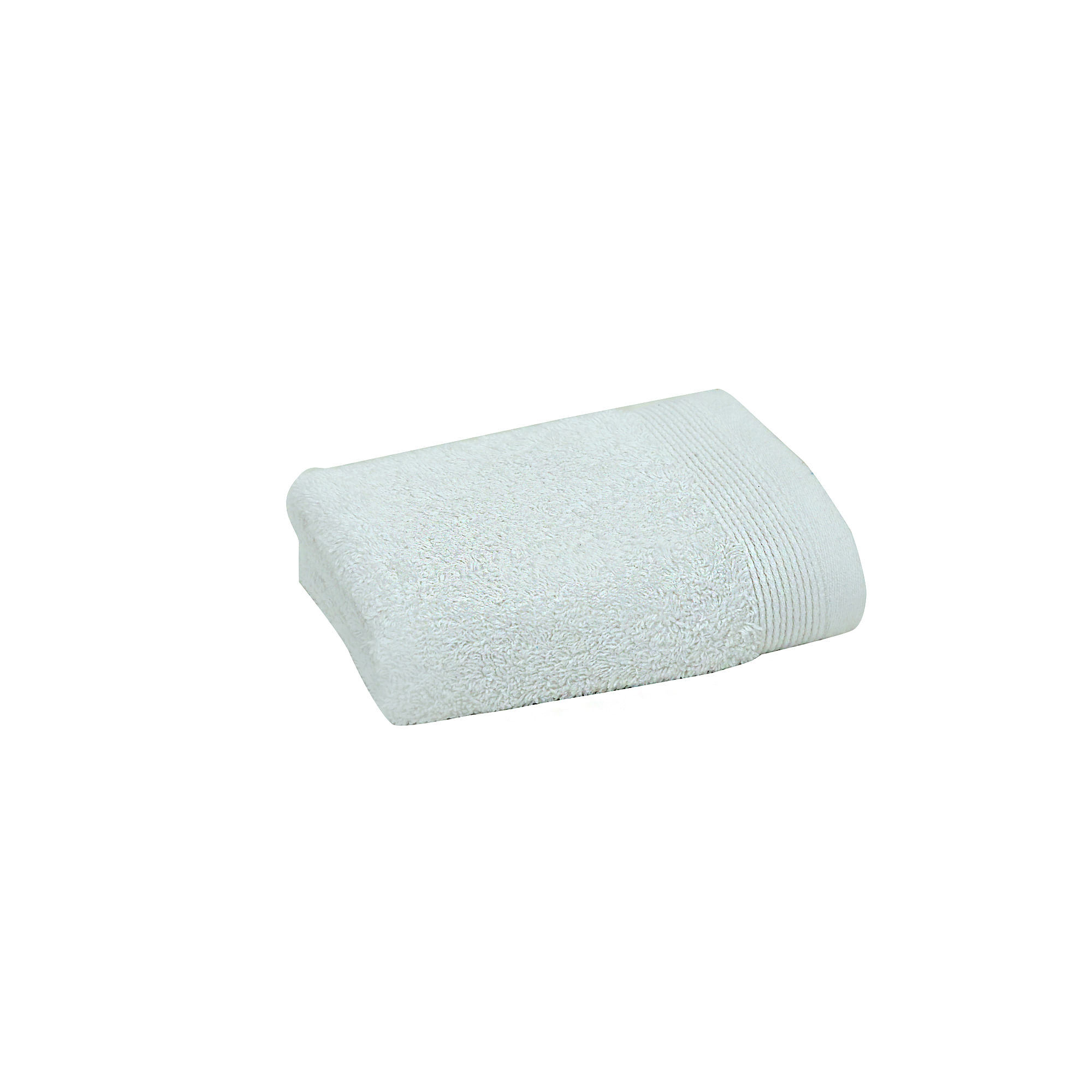 Maspar 550 GSM Embedded Stripe Cotton White Hand Towel