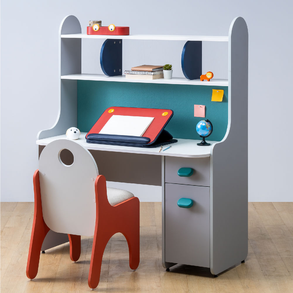 Study table with storage and online chair