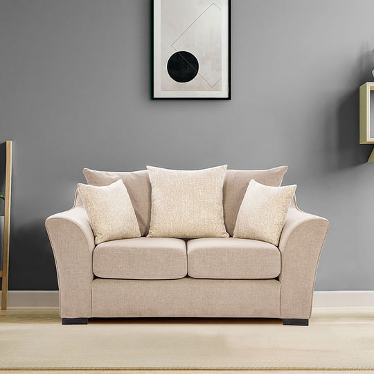 Perth Fabric Two Seater Sofa In
