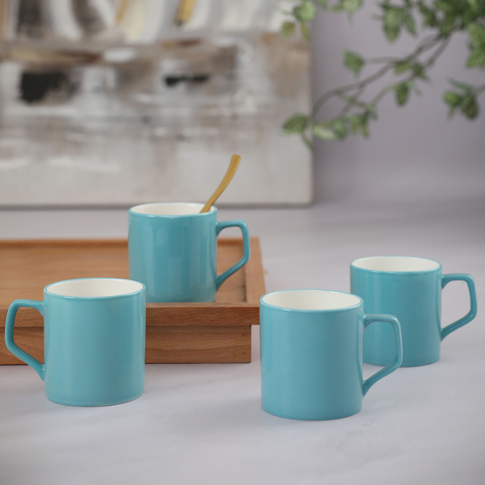 Coffee Mugs at Linen Chest