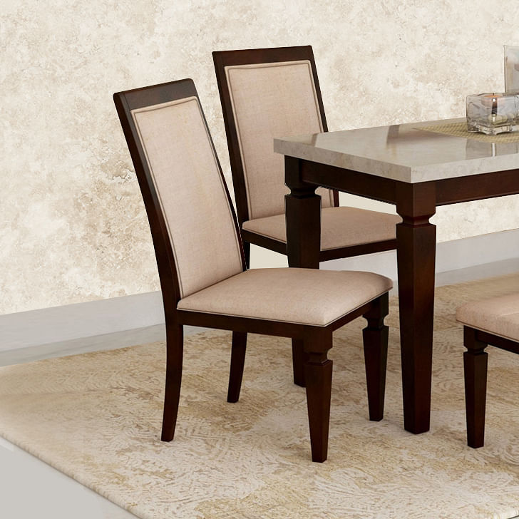 beige colour dining chairs