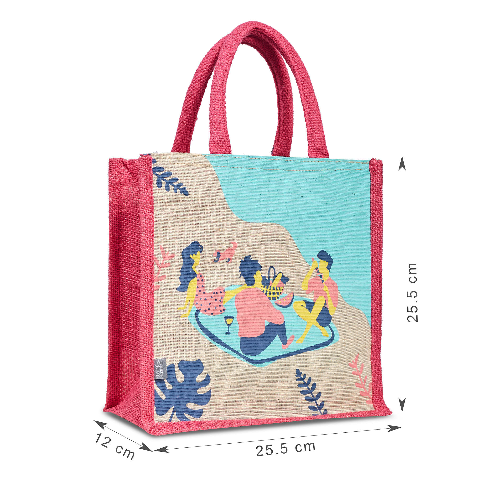 Buy SWAYAM Zora Jute Printed Mini Bag (Set Of 2) | Shoppers Stop