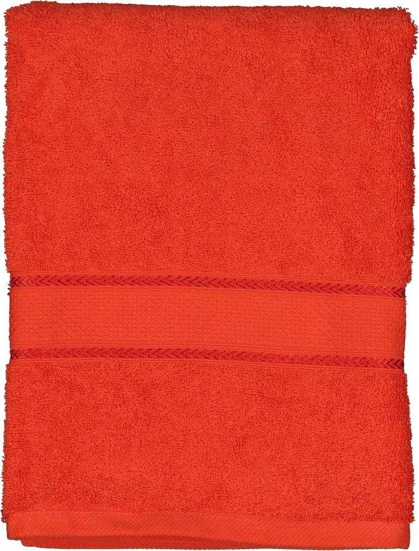 Spectrum Cotton Bath Towel in Oxyfire Colour