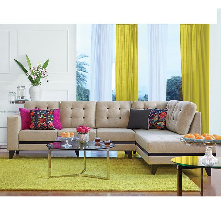 Sofa Set With Lounger | Baci Living Room