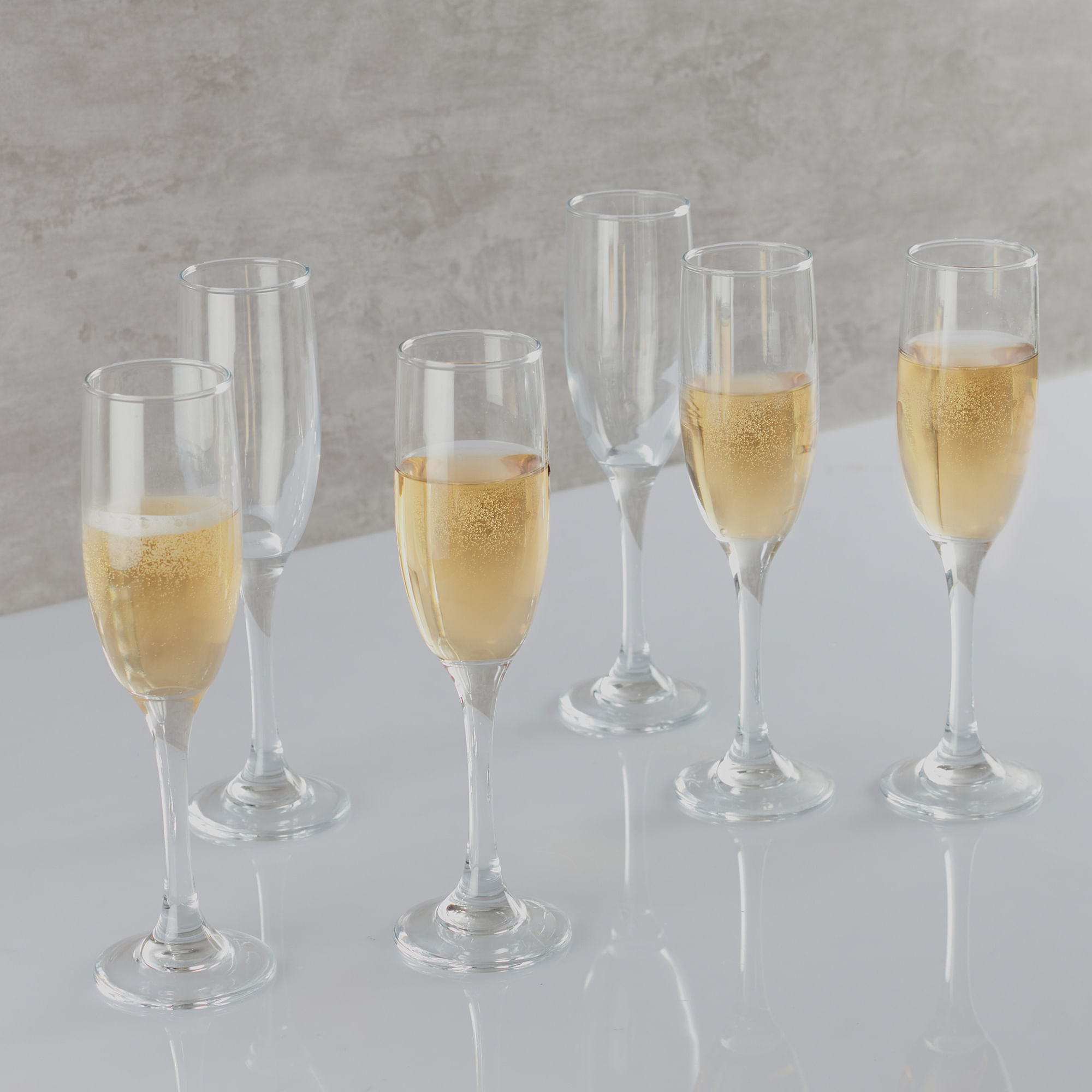 Buy Infinity Glass Champagne Glass Set Of In Transparent Colour