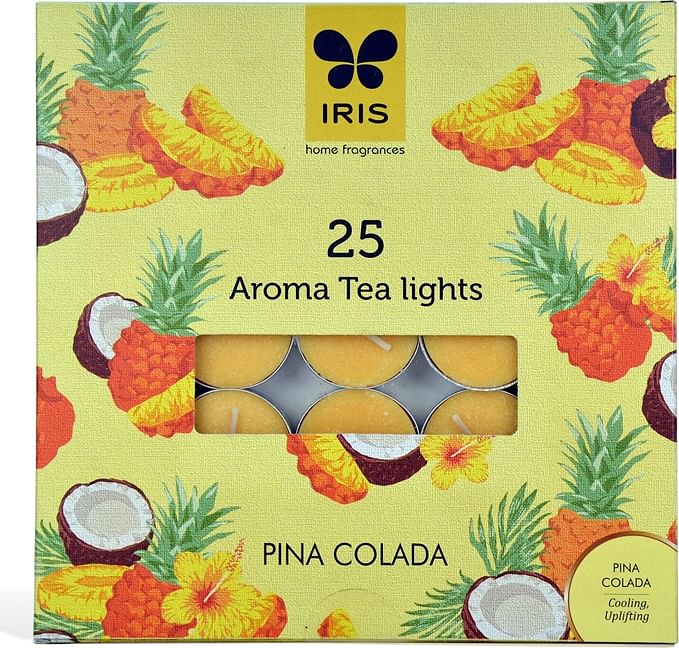 Tealight Candle Pack Of 25 in Pinacolada Colour