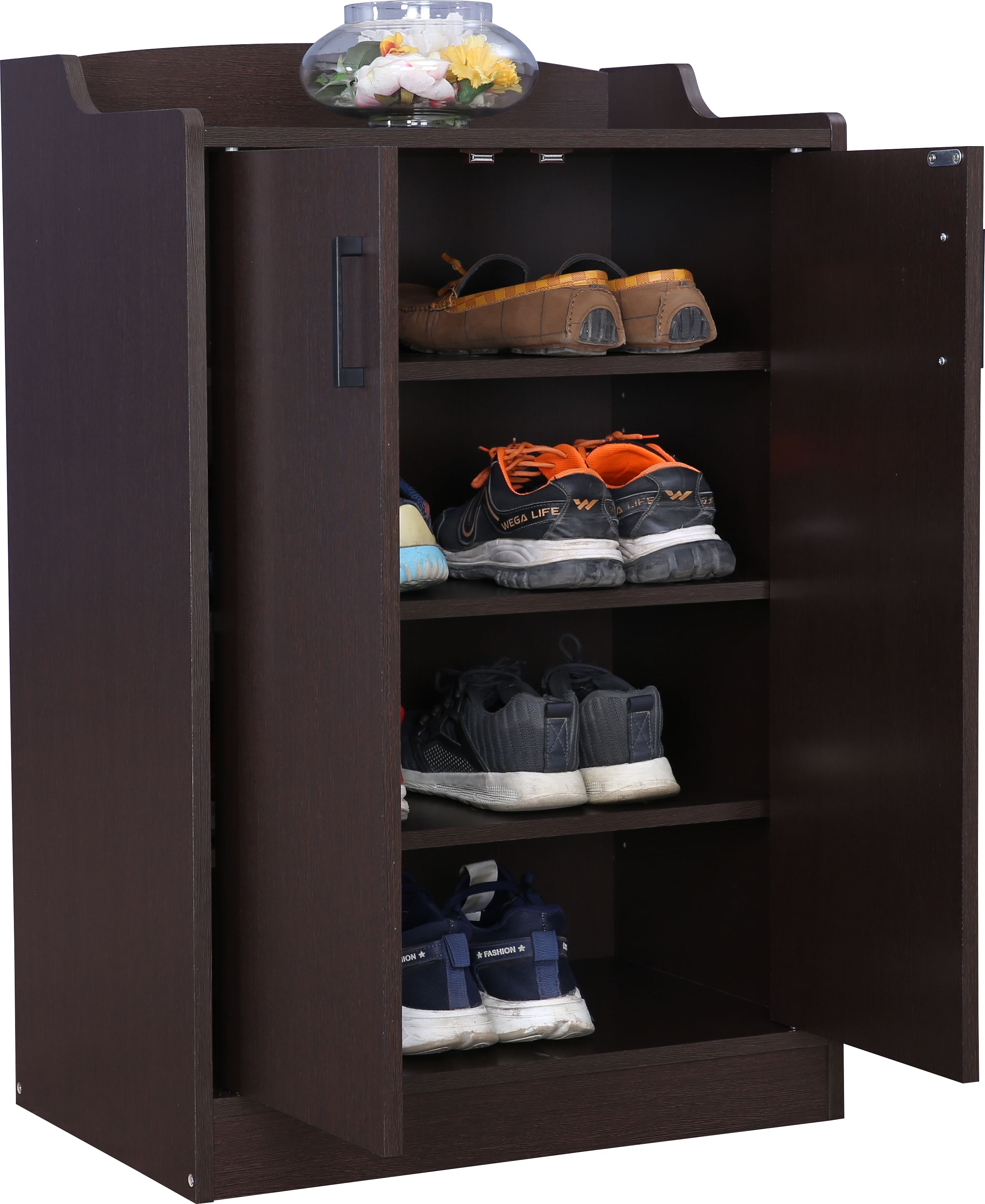 Nilkamal Claymont Engineered Wood Shoe Cabinet - Nilkamal Furniture