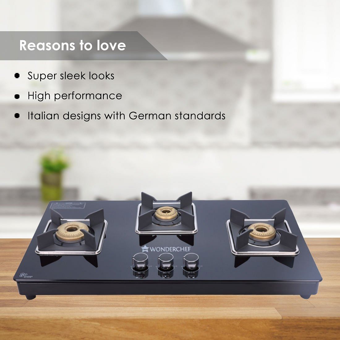 wonderchef 3 burner gas stove price